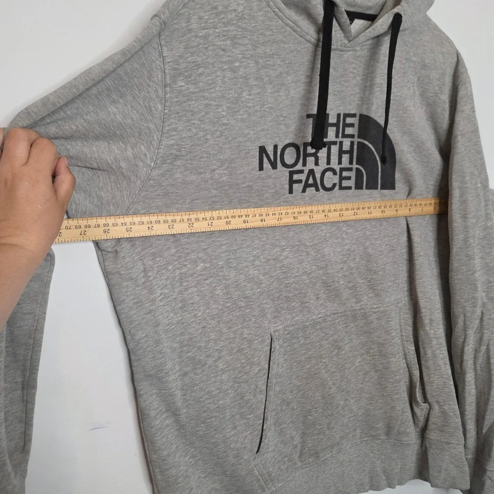 The‎ North Face Mens Heather Grey Half Dome Pullover Hoodie XL Regular Logo